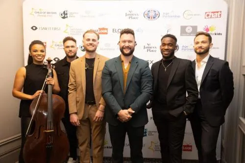 Calum Scott and his tour band