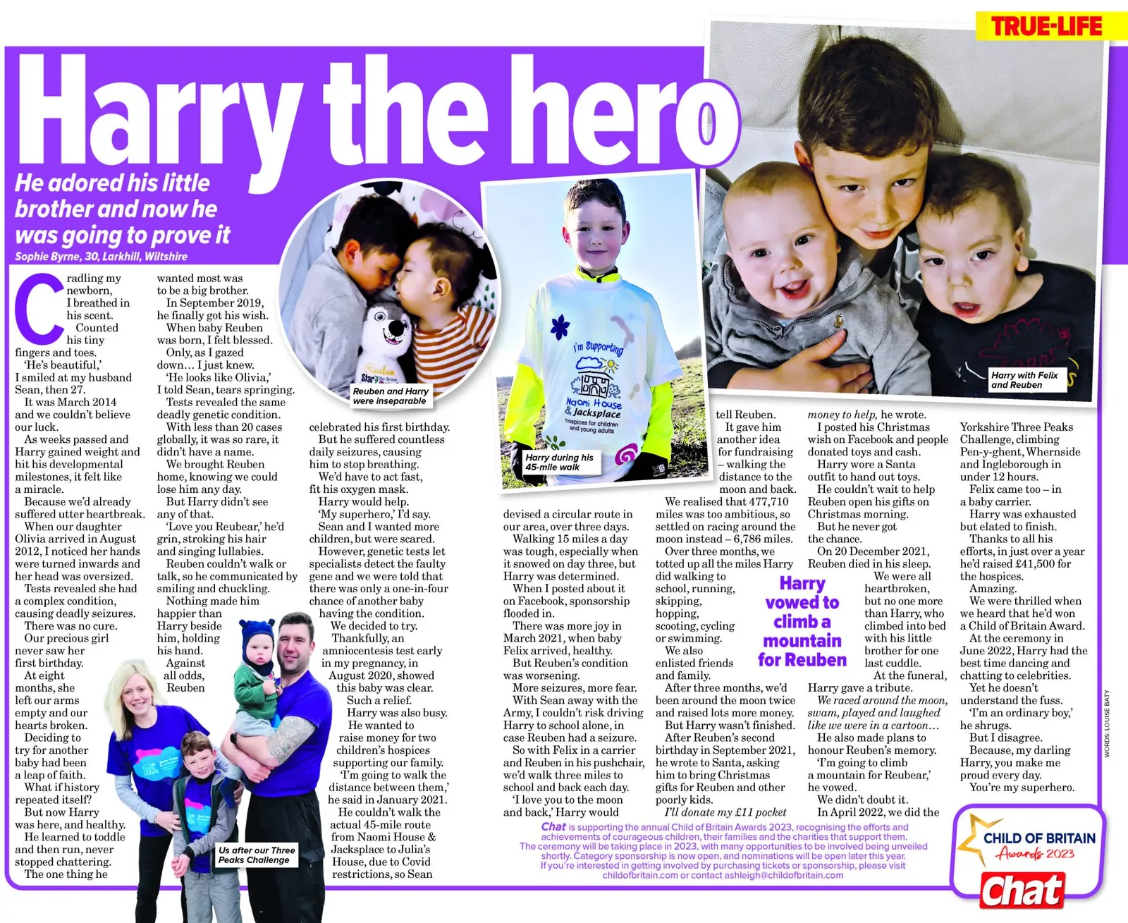 Chat Magazine, Harry Byrne